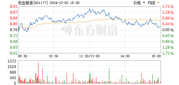 杭齿前进股票,杭齿前进股票，探索其潜力与价值