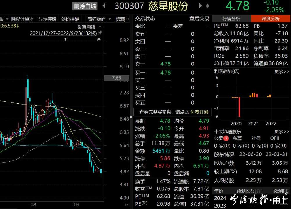 慈星股份股票,慈星股份股票，探索与前景展望