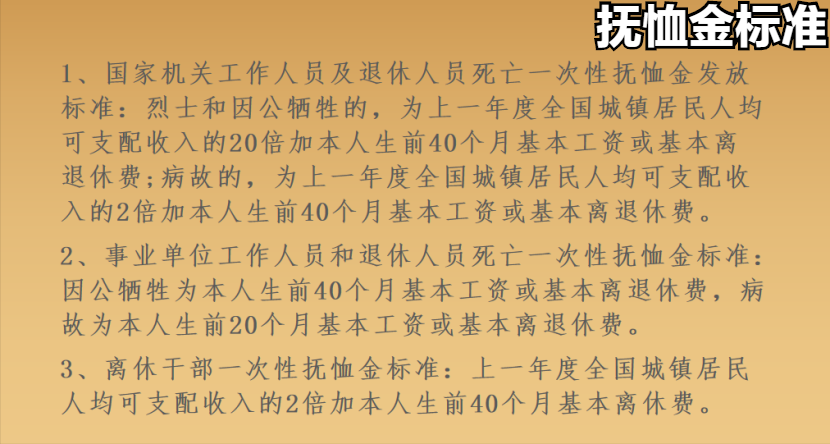 辽宁省丧葬费抚恤金最新规定,辽宁省丧葬费抚恤金最新规定解读